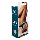 Culotte ouverte surdimensionnée Paw - L - Noir