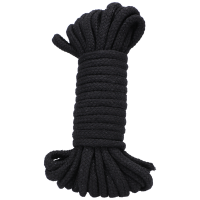 Cotton Rope - 32 ft - Black