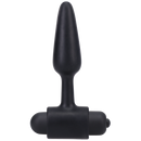 Plug anal vibrant - 3 / 8 cm - Noir