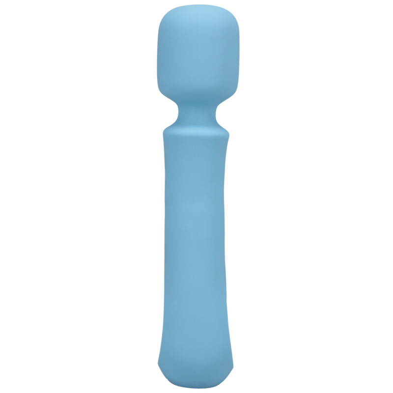 Euphoria - Rechargeable Silicone Wand Vibe - Blue