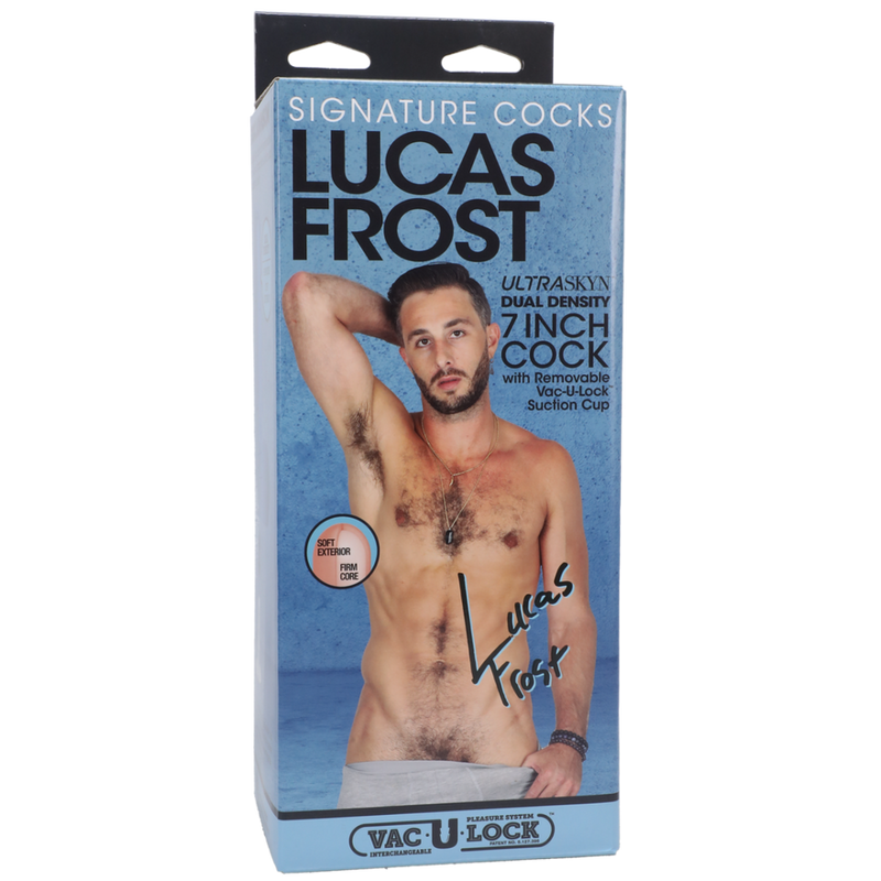 Lucas Frost - Realistic ULTRASKYN Dildo - 7 / 18 cm - Vanilla