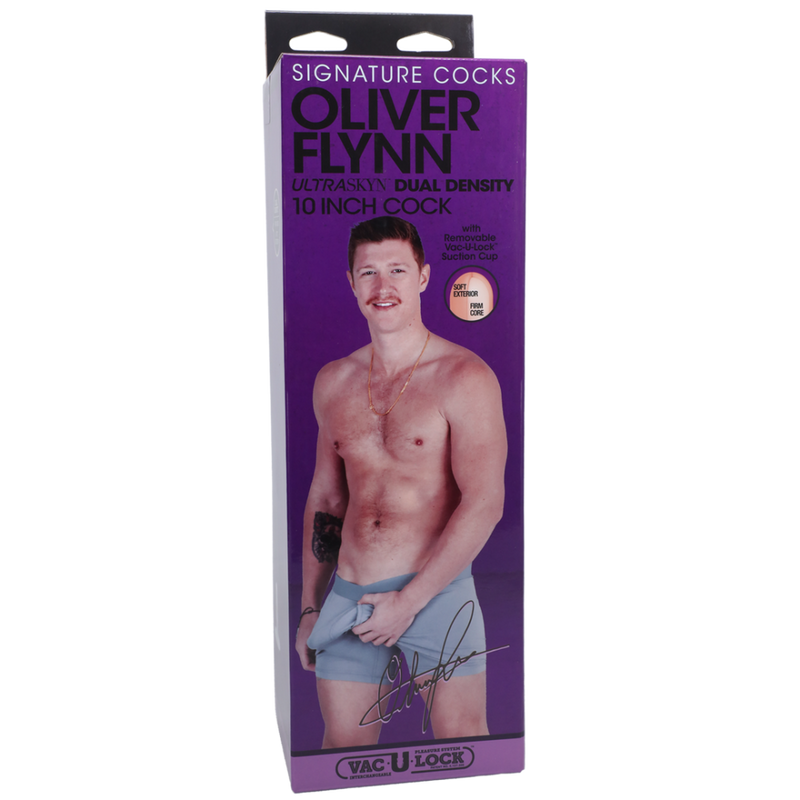 Oliver Flynn - Realistic ULTRASKYN Dildo - 10 / 25 cm - Vanilla