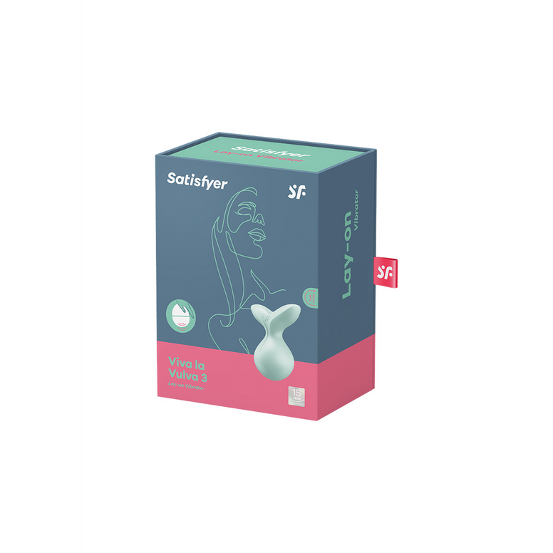 Viva la Vulva 3 - Lay-On Vibrator - Mint