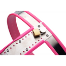 Ceinture de chasteté féminine ajustable en acier inoxydable - Rose