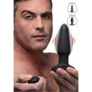 Plug anal en silicone vibrant et gonflable