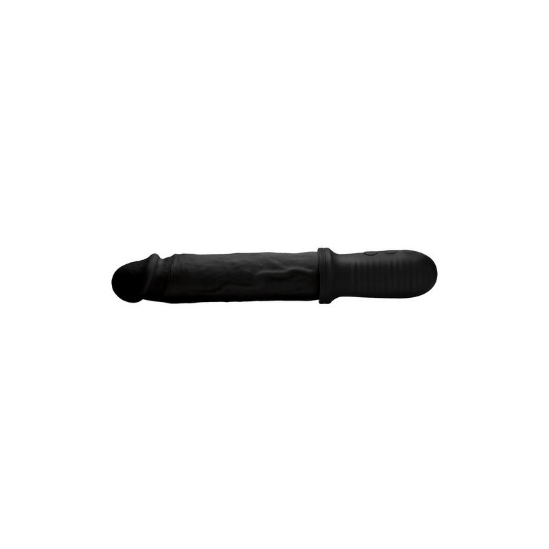 Auto Pounder - Vibrating and Thrusting Dildo with Handle