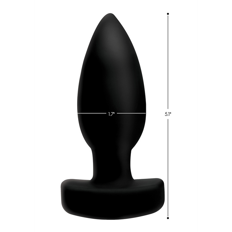 Smooth Vibrating Anal Plug with Remote Control