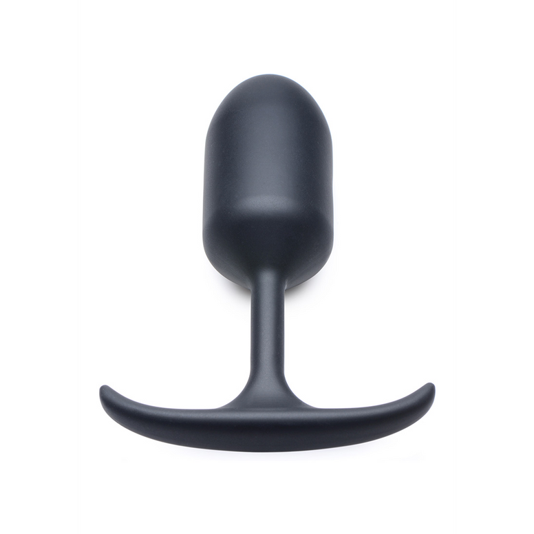 Premium Silicone Weighted Anal Plug - Large