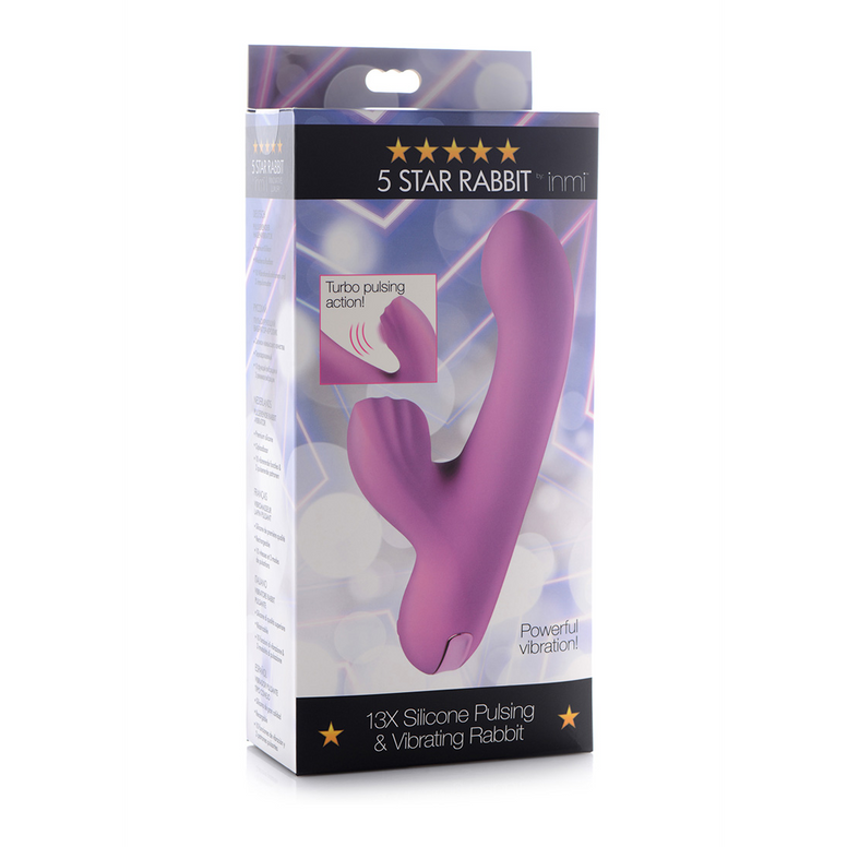 Silicone Pulsating and Vibrating Rabbit