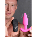 Plug anal en silicone vibrant avec télécommande