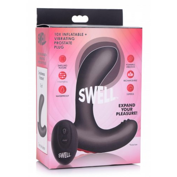 Inflatable Vibrating Silicone Prostate Plug