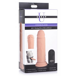 Power Player - Vibrating Dildo with Remote Control