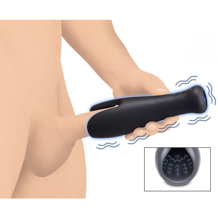 Vibrating Silicone Masturbator