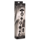 Dark Rattler - Perles Anales Vibrantes en Silicone avec Télécommande