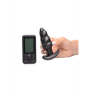 Plug en silicone vibrant en spirale avec télécommande et 25 vitesses