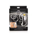 Cage de chasteté en acier inoxydable verrouillable avec 3 anneaux