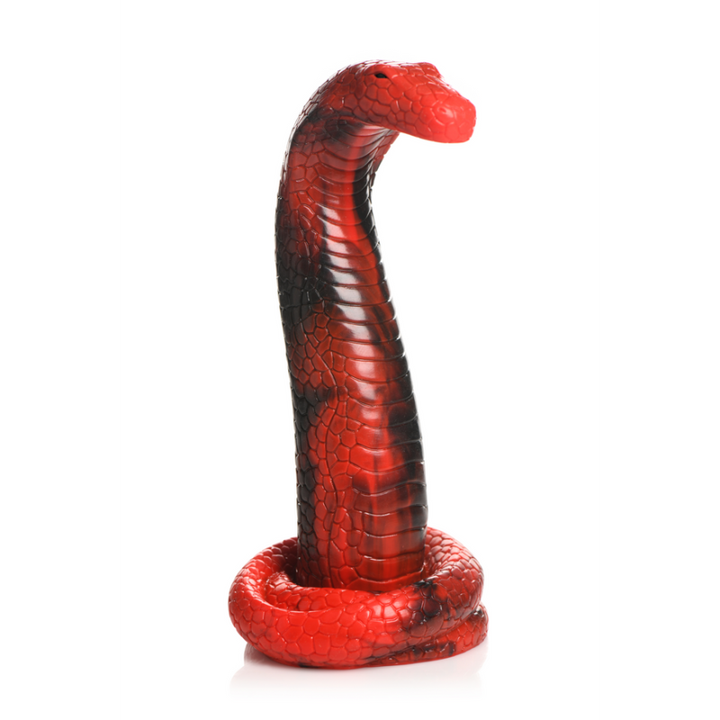 King Cobra - Silicone Dildo - Red