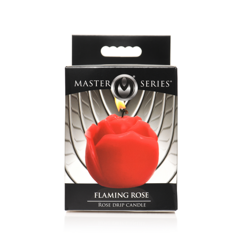 Flaming Rose - Drip Candle - Red