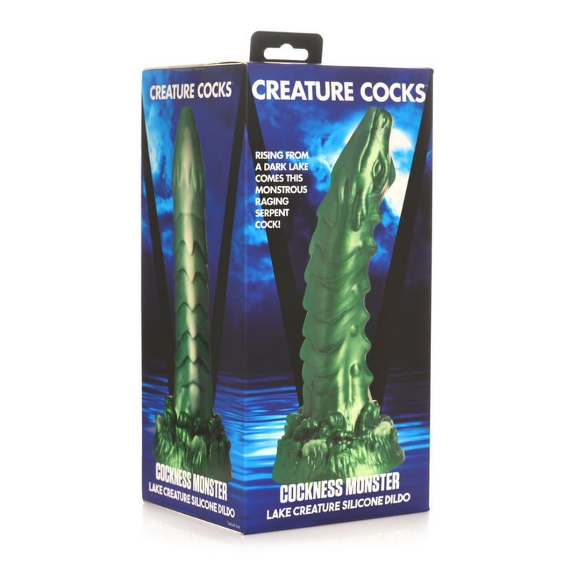 Cockness Monster - Lake Creature Silicone Dildo - Green