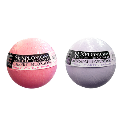 Sexplosion! Bath Bombs (6 bombs in 3 scents, no display)