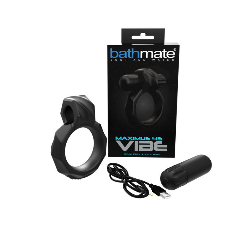 Vibe - Maximus 45 - Vibrating Ballstrap and Cockring - 1.77 / 4,5 cm