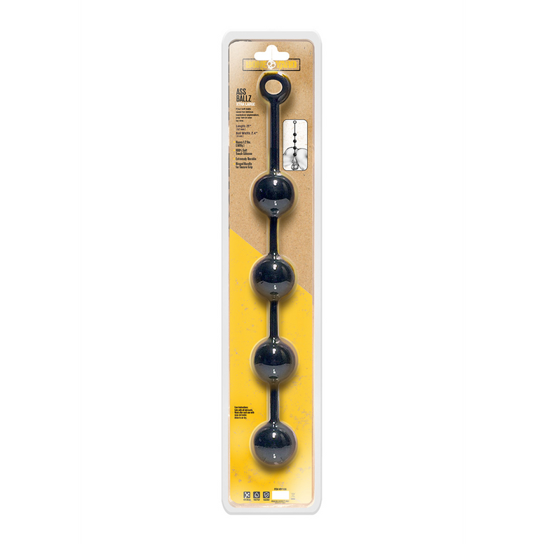 Ass Ballz - Clamshell Anal Beads - XL