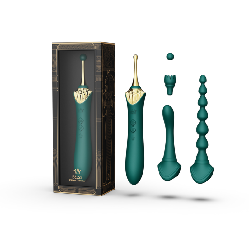 Bess 2 - Clitoral Vibrator - Turquoise Green