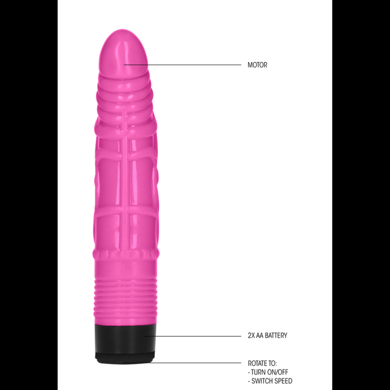 Slight Realistic Dildo Vibrator - 8 / 20 cm