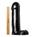 Le Dildo Titan - XXL - 14,5 pouces - Noir