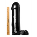 Le Dildo Titan - XXL - 14,5 pouces - Noir