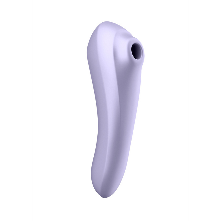 Dual Pleasure - Air Pulse Vibrator - Mauve