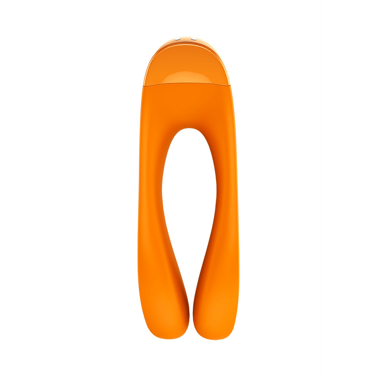 Candy Cane - Finger Vibrator for Intimate Zones - Orange