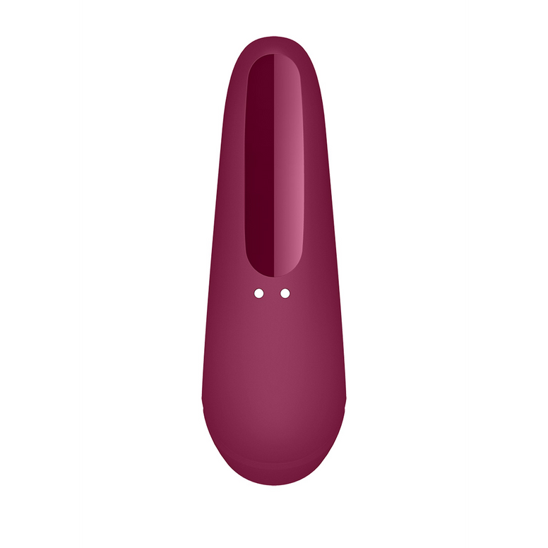 Curvy 1Plus - Air Pulse Stimulator and Vibration - Rose Red