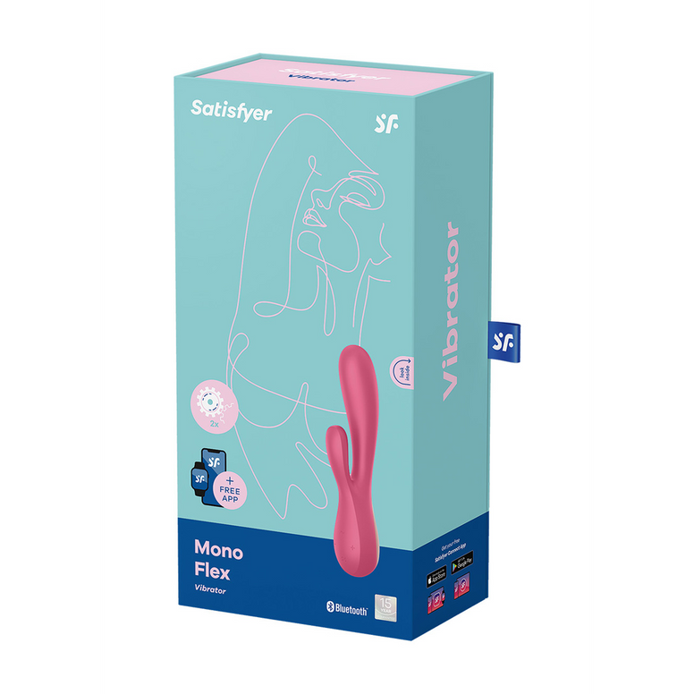 Mono Flex - Rabbit Vibrator - Red