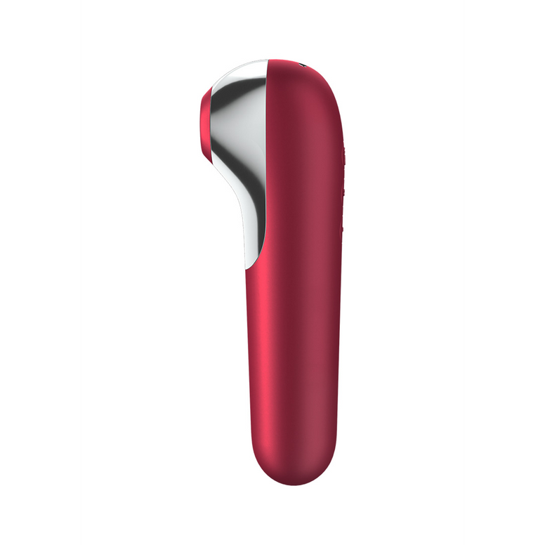 Dual Love - Air Pulse Vibrator - Red