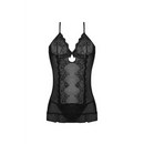 Nuisette et string - S/M - Noir