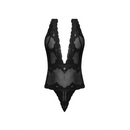 Deep Look Halter Teddy - S/M - Noir