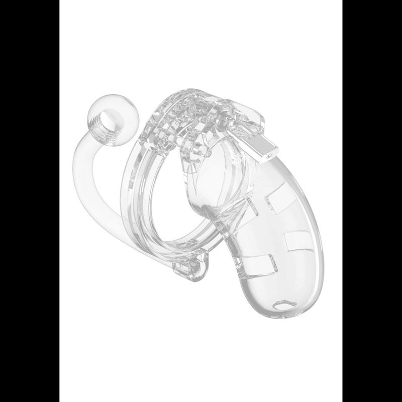 Model 10 Chastity Cock Cage with Plug - 3.5 / 9 cm