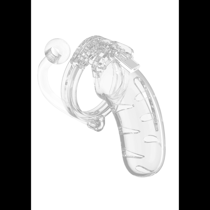 Model 11 Chastity Cock Cage with Plug - 4.5 / 11,5 cm