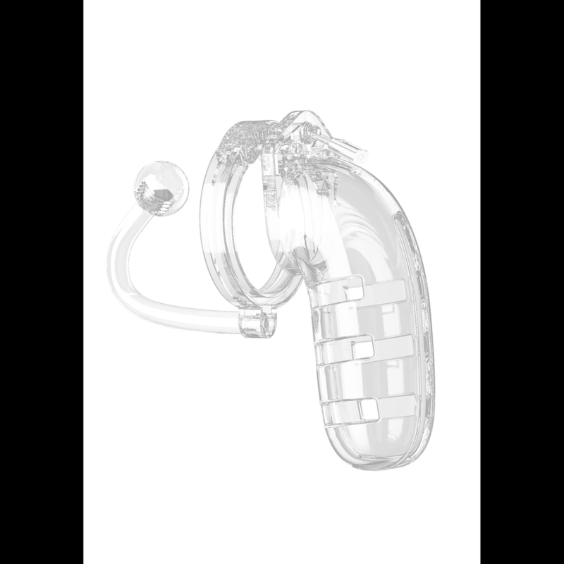 Model 12 Chastity Cock Cage with Plug - 5.5 / 14 cm