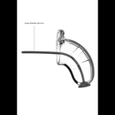 Modèle 15 Chastity Cock Cage avec Urethral Sounding - 3,5 / 9 cm