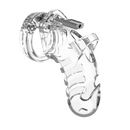 Modèle 26 - Cage de chasteté - 4,5'' / 11,5 cm - Transparent