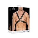 Harnais en cuir avec grande boucle - Taille unique