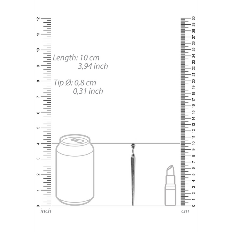 Smooth Penis Plug - 0.3 / 8 mm