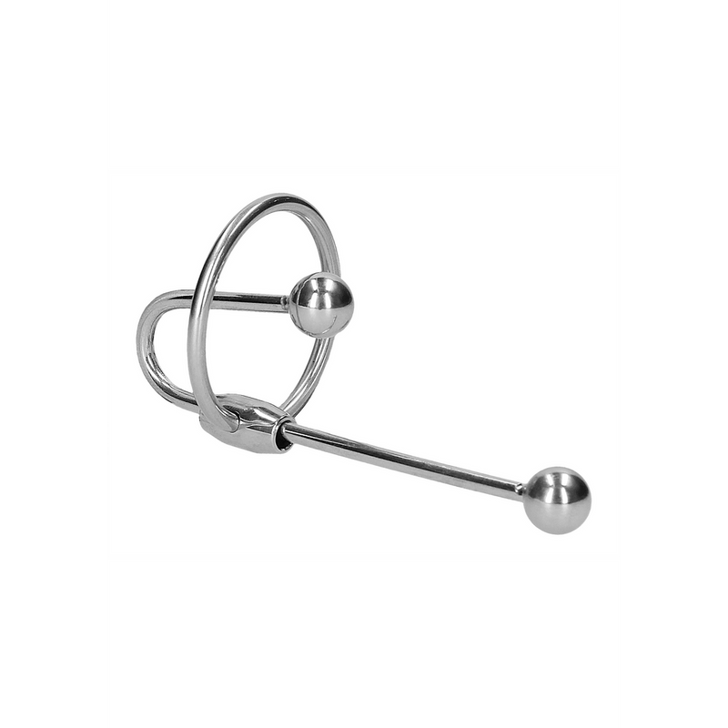 Stainless Steel Penis Plug with Ball - 0.4 / 10 mm