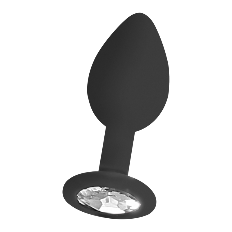 Silicone Butt Plug with Removable Jewelry