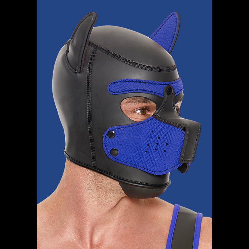 Neoprene Puppy Mask - Blue