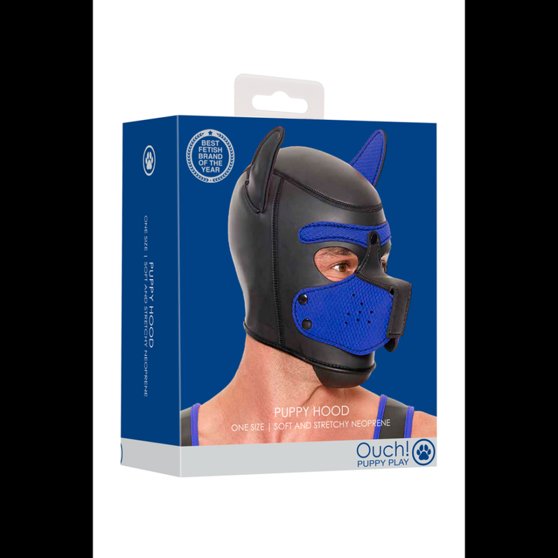 Neoprene Puppy Mask - Blue