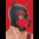 Masque pour chiot en néoprène - Rouge
