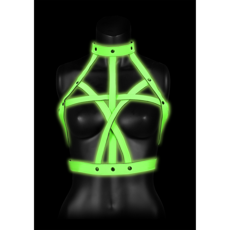 Bra Harness - Glow in the Dark - S/M